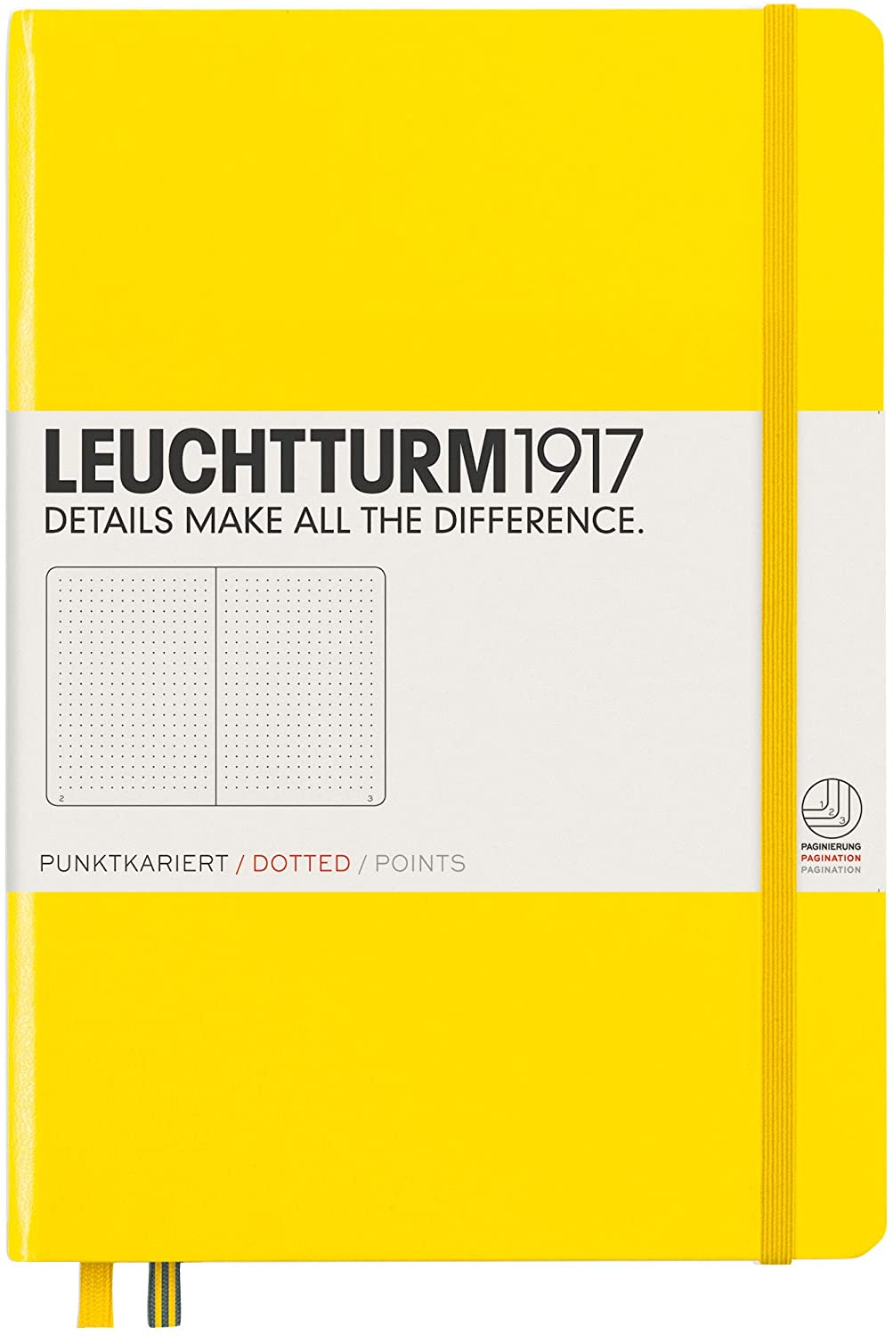 Leuchtturm 1917 A5 Hardcover Notebook Dot Grid Various Colours