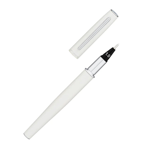 Yookers Yooth 751 Refillable Fiber Pen White Pearl - 1mm fiber tip