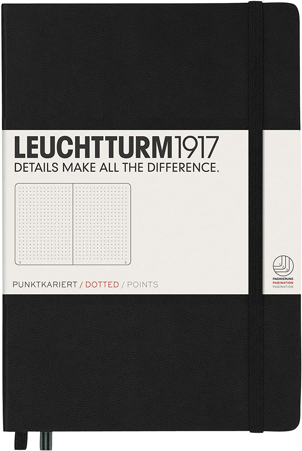 Leuchtturm 1917 A5 Hardcover Notebook Dot Grid Various