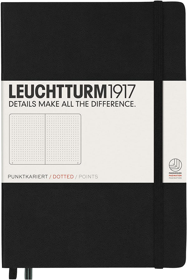 Leuchtturm 1917 A5 Hardcover Notebook Dot Grid Various Colours