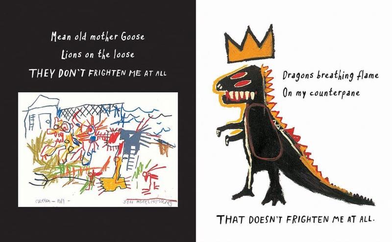 Life Doesn't Frighten Me by Maya Angelou, illustrated by Basquiat