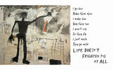 Life Doesn't Frighten Me by Maya Angelou, illustrated by Basquiat