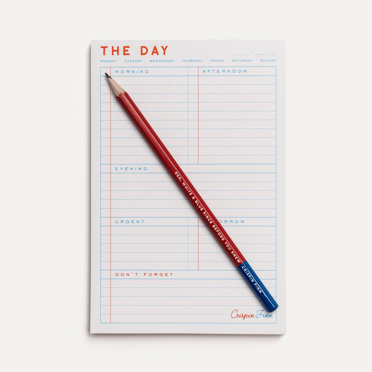 Crispin Finn The Day Notepad Planner