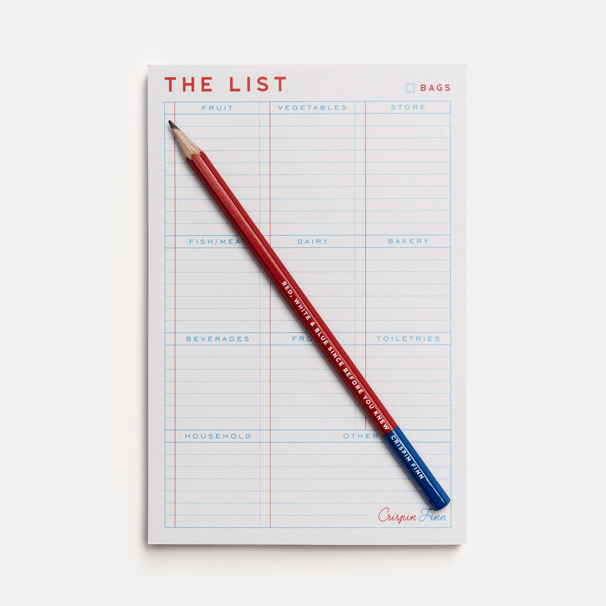 Crispin Finn The List Shopping Pad