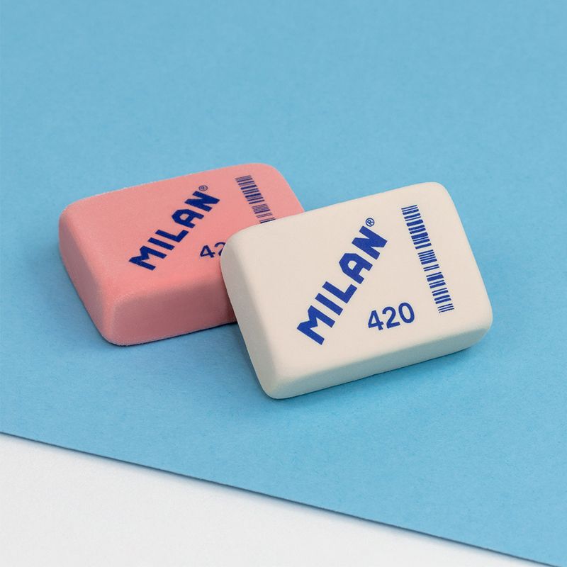 Milan Synthetic Rubber Rectangular Eraser 420