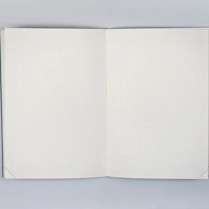 The Completist Memphis Brush Lay lat Dot Grid Notebook