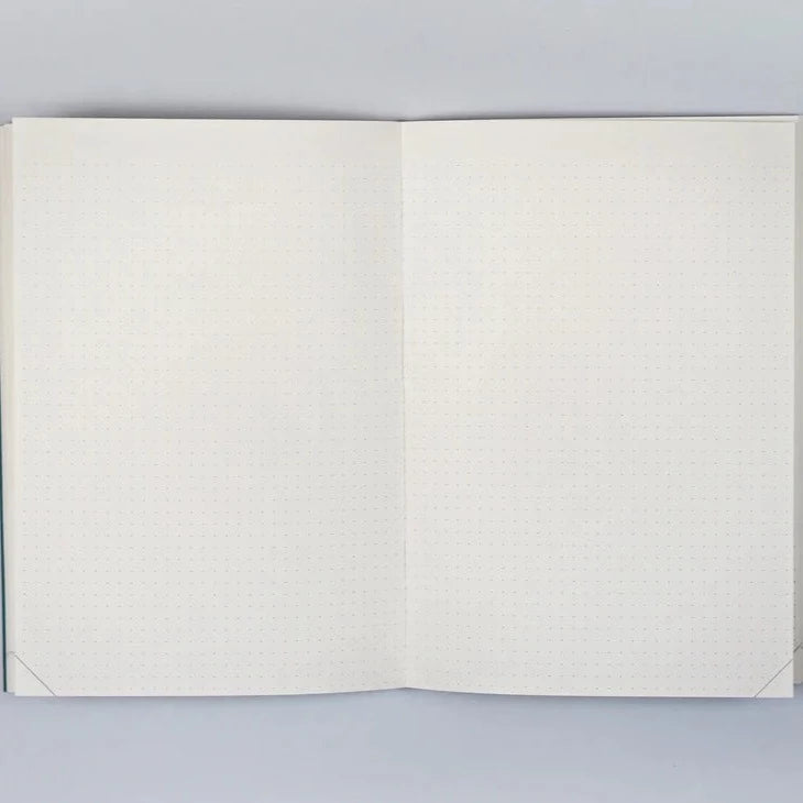 The Completist Burnt Peach Lay lat Dot Grid Notebook