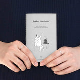 Iconic Pocket A6 Notebook - Plain - Jumping