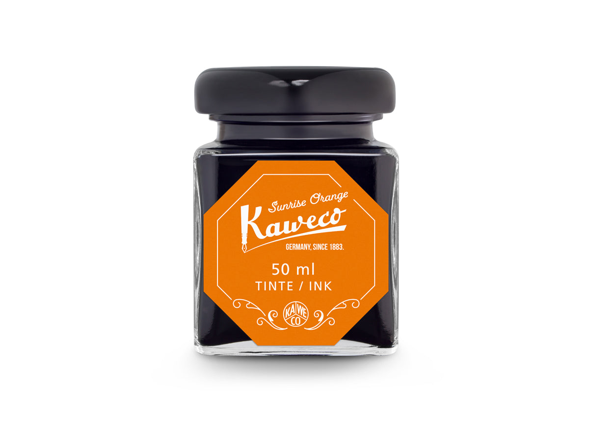 Encre Kaweco Paradise Blue - Flacon Verre 50 Ml, Encre Supérieure Soluble Eau, Végétalienne, Pour Stylo Plume