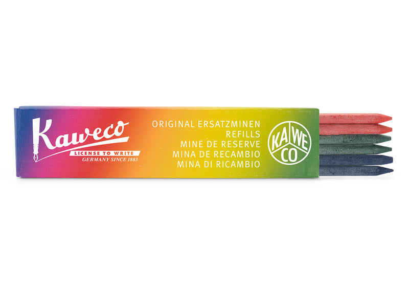 Kaweco 3.2 mm Leads Pack of 6 Red, Blue & Green
