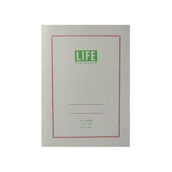 Life Pistachio A5 Ruled Notebook