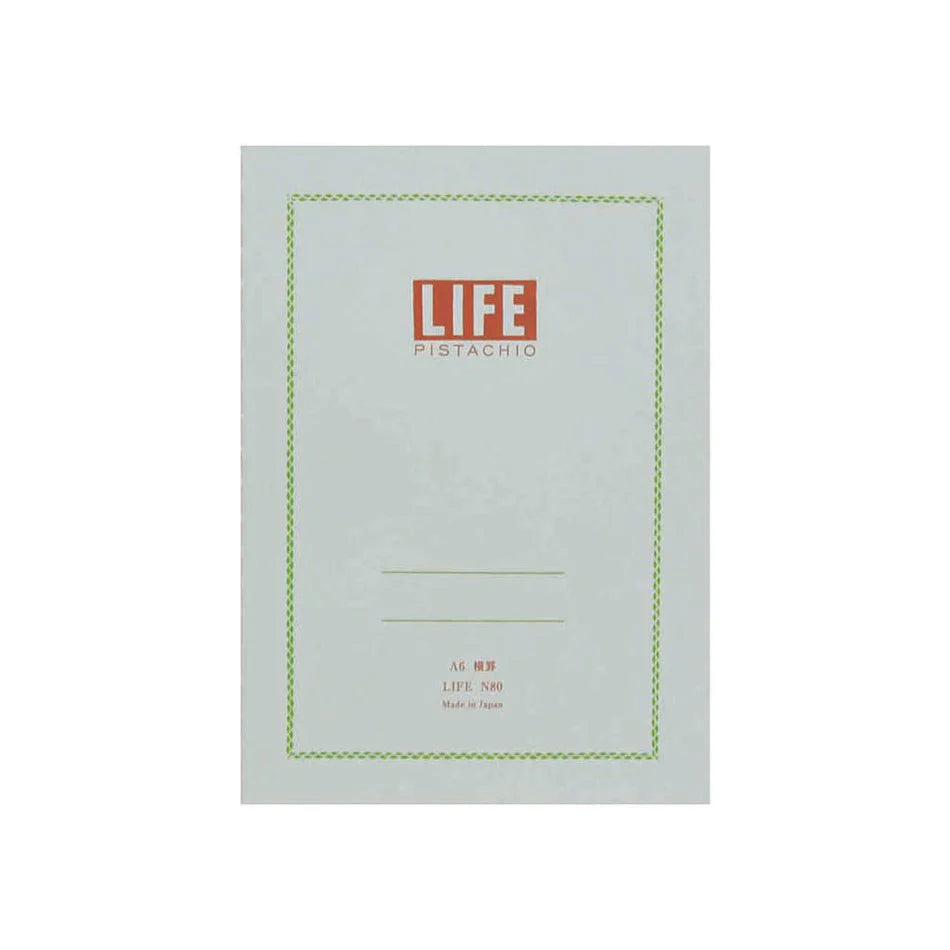 Life Pistachio A6 Ruled Notebook