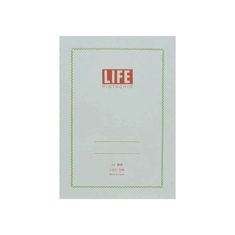 Life Pistachio A6 Ruled Notebook