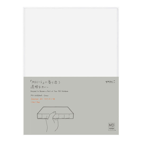 Midori MD A5 Codex 1Day 1Page Notebook Clear Cover