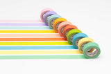 MT Set of 10 Light Colour Washi Tapes