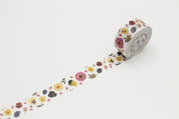 MT Pressed Flower Packing Washi Tape 1 Roll