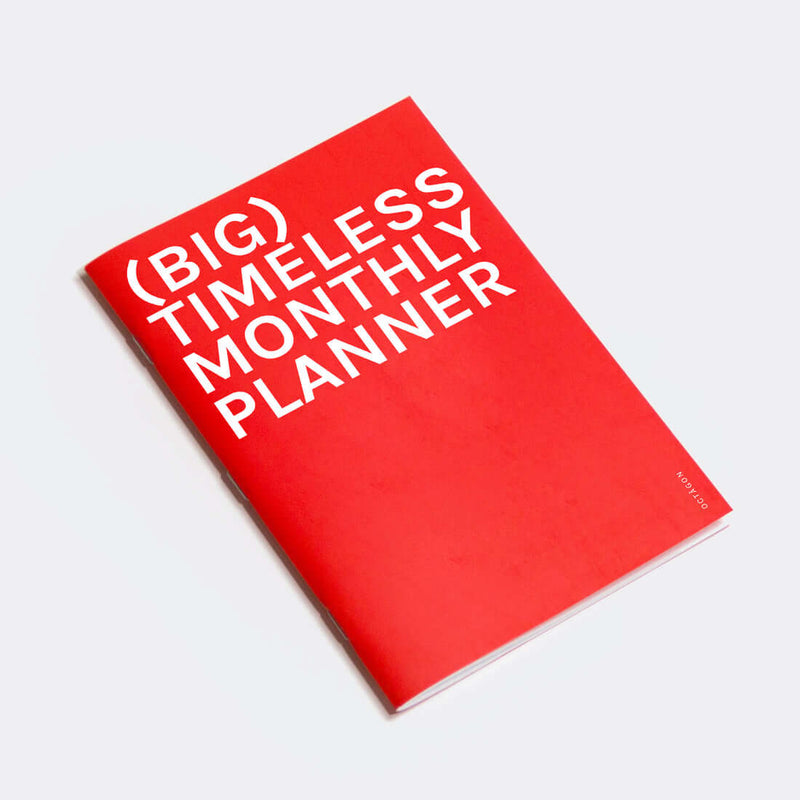 Octagon Design Undated Monthly Planner A4