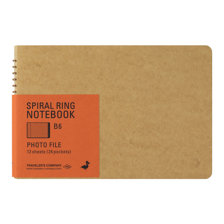 Traveler's Company Spiral Ring Notebook B6 Photo File