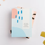 Hunter Paper Co Abstract Blue A6 Lay Flat Slim Notebook