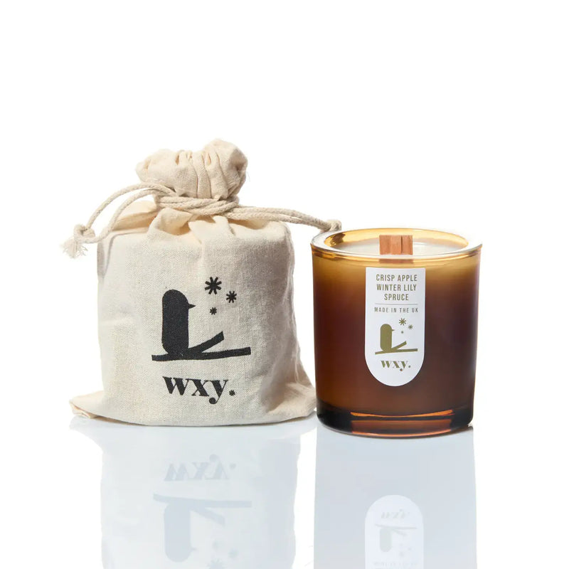 Wxy Crisp Apple Winter Lily Spruce 5oz Christmas Candle
