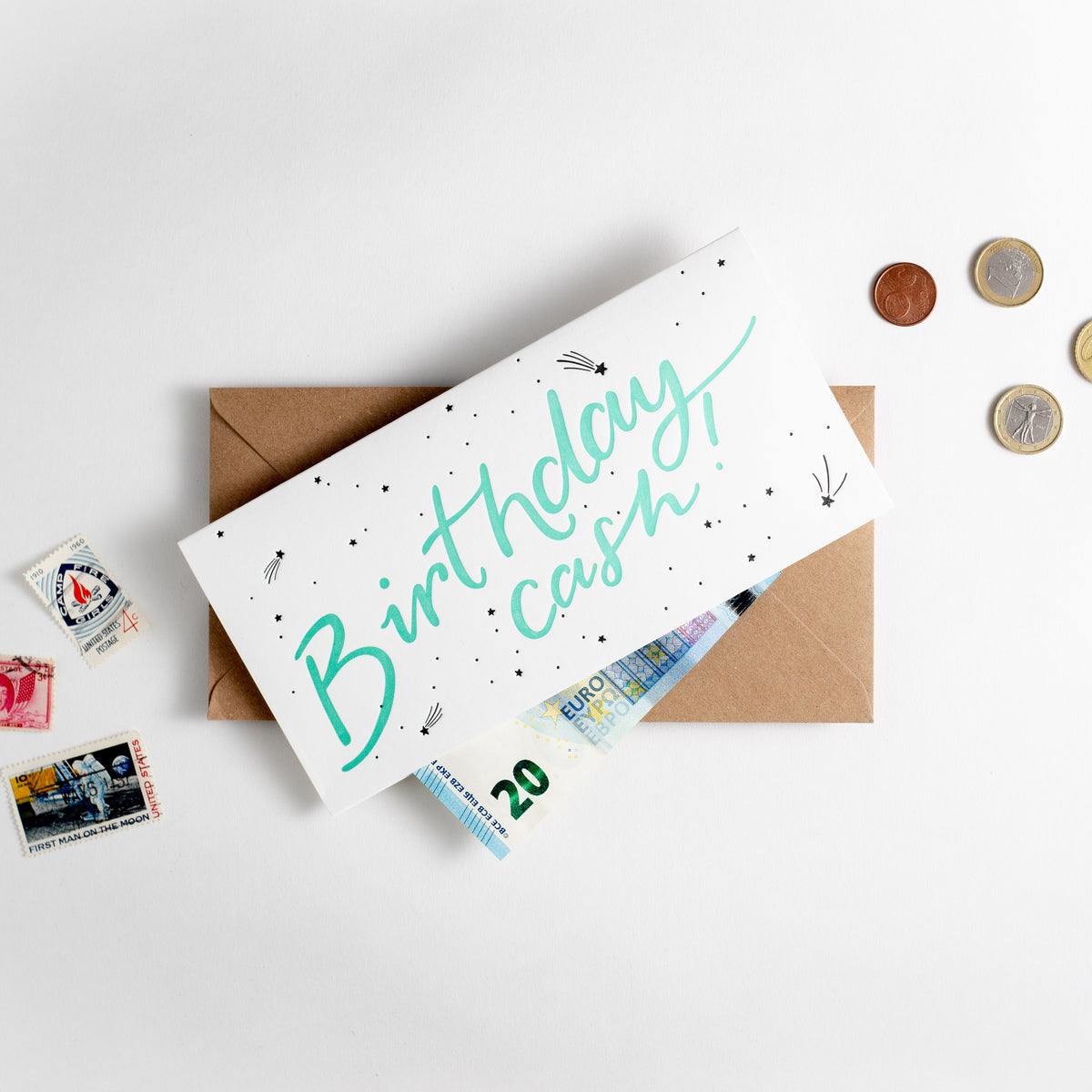 Birthday Cash Money Wallet Card