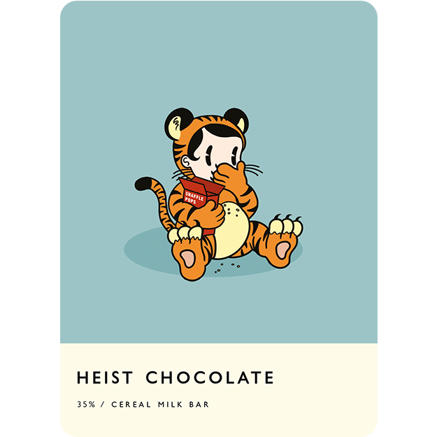 Heist Cereal Milk Chocolate Bar