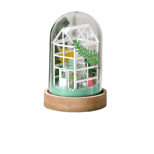 DIY Paper Greenhouse Craft Kit