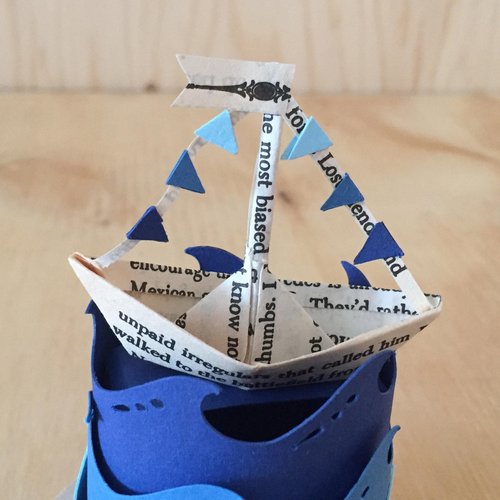 DIY Paper Boat Craft Kit