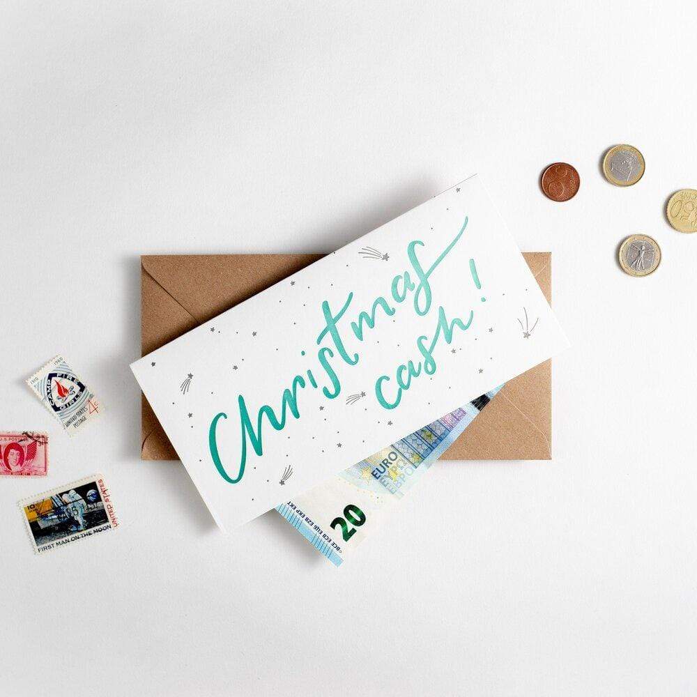 Christmas Cash Letterpress Money Wallet Card