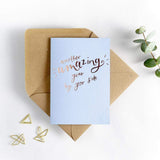 Another Amazing Year By Your Side Letterpress Anniversary Card
