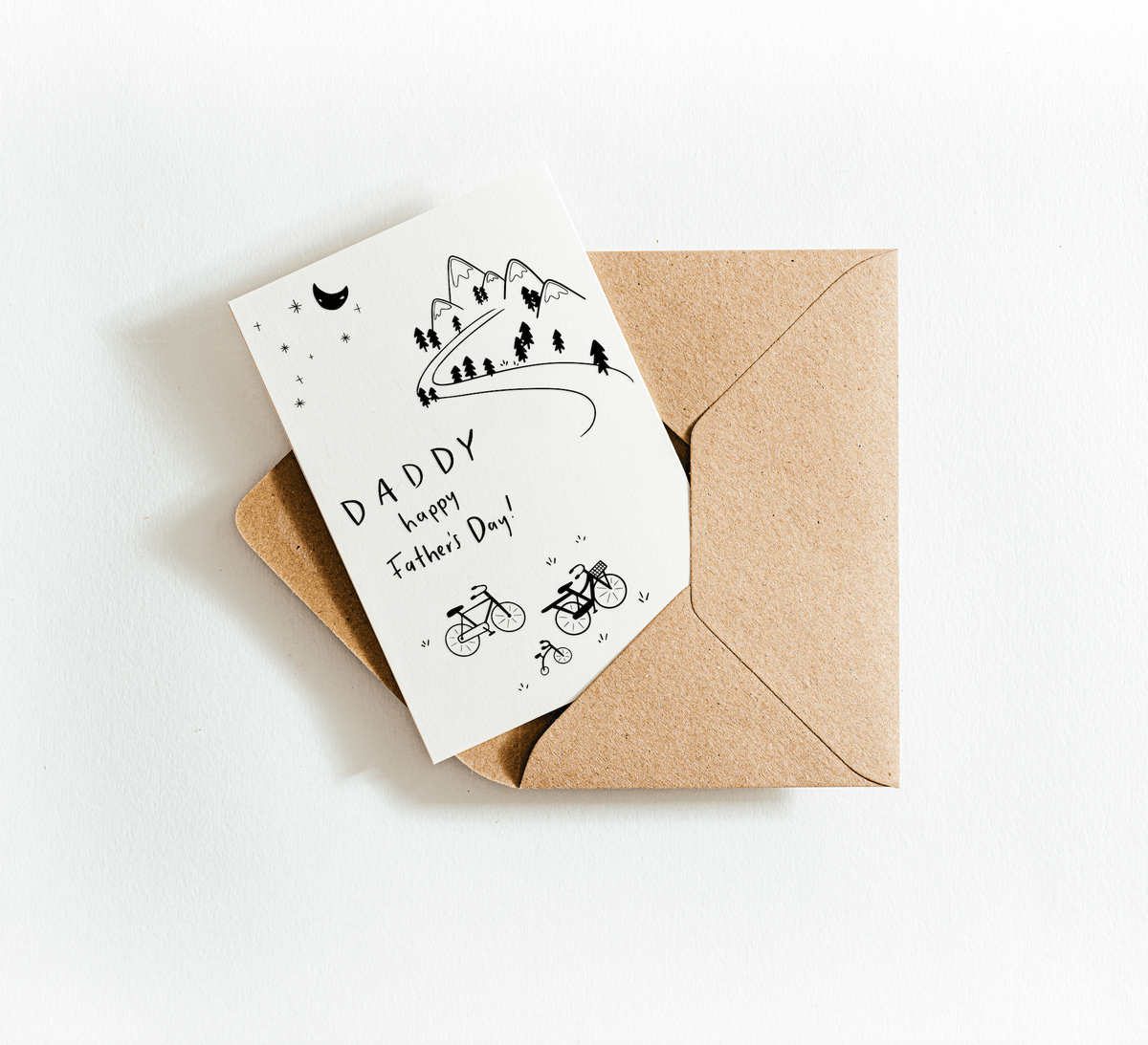 Daddy Happy Father's Day Letterpress Card
