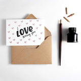 I Love Loving You Letterpress Card