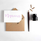 Mama Letterpress Mother's Day Card