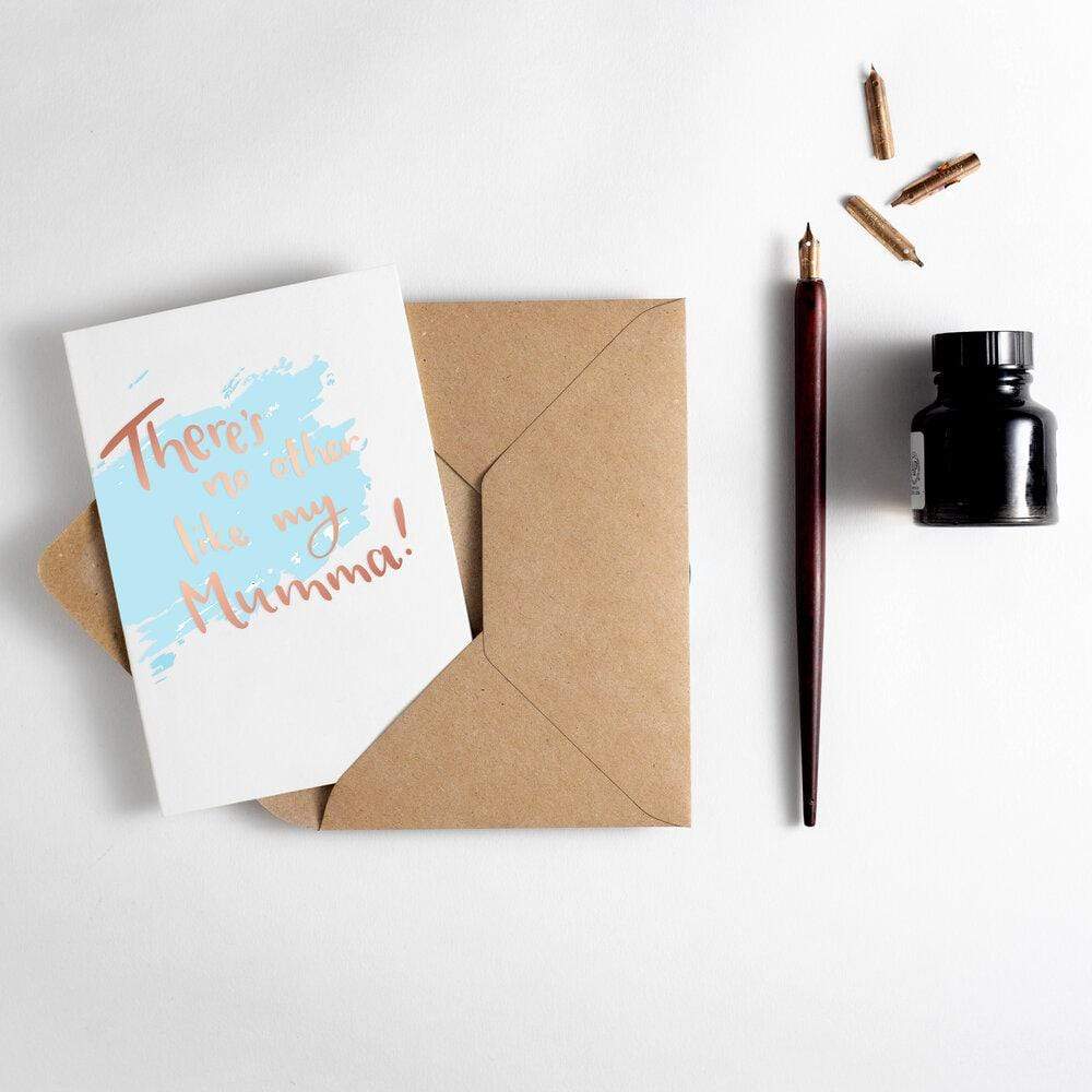 There's No Other Like My Mumma Letterpress Mother's Day/ Birthday Card