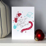 Wishing You The Cosiest Christmas Letterpress Card