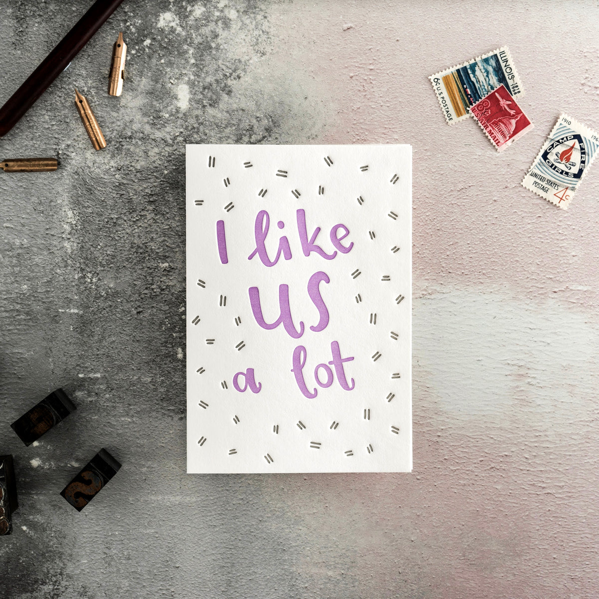 I Like Us A Lot Card