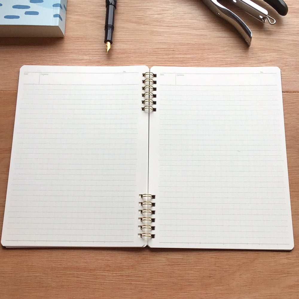 Nakabayashi Blue Logical Prime Ringbound Notebook B5 6mm Ruled, $8.50