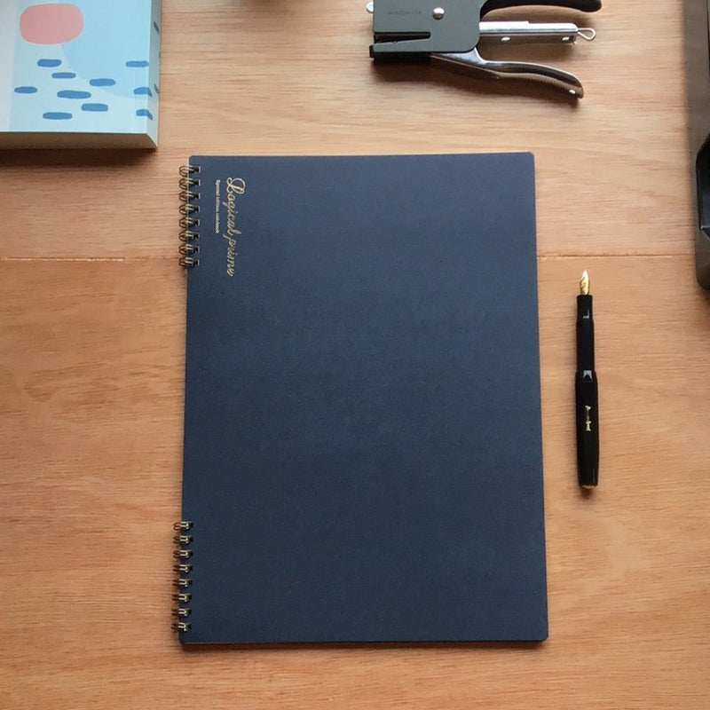 Nakabayashi Blue Logical Prime Ringbound Notebook A4 Ruled
