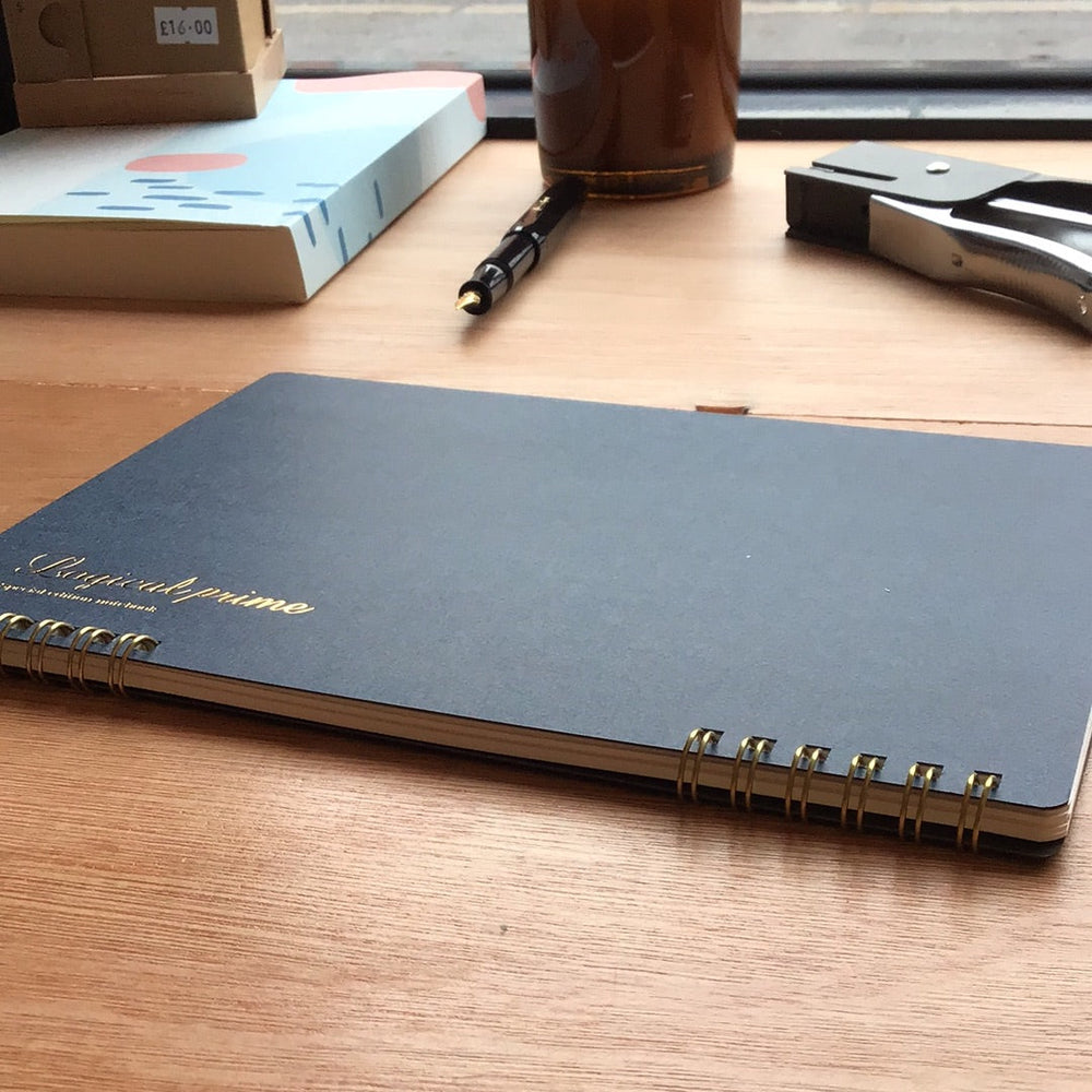 Nakabayashi Blue Logical Prime Ringbound Notebook B5 6mm Ruled, $8.43