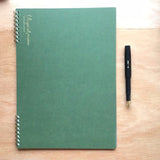 Nakabayashi Green Logical Prime Ringbound Notebook A4 Ruled