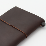 Traveler's Company Notebook Passport Size Dark Brown
