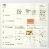 Traveler's Company Notebook Refill 019 Free Diary Weekly + Memo