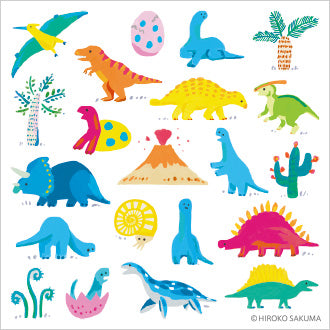 Pop Up Dinosaur Stickers
