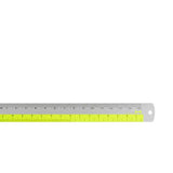 Hightide Aluminium Ruler - 15cm Yellow
