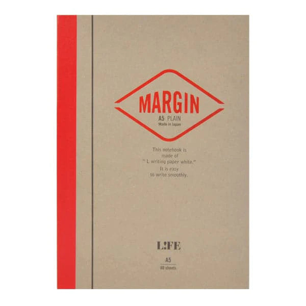 Life Margin A5 Plain Notebook