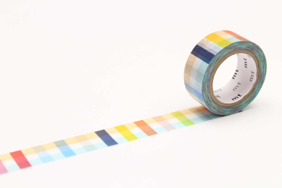 MT Fab Plaid Washi Tape 1 Roll
