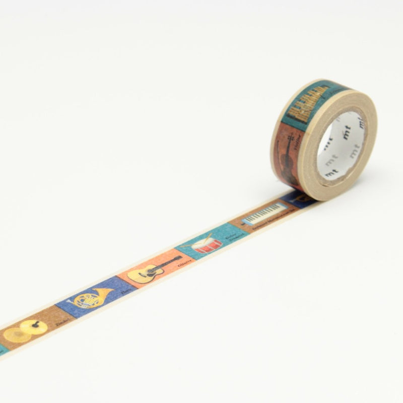 MT for Kids ''Instrument'' Washi Tape 1 Roll