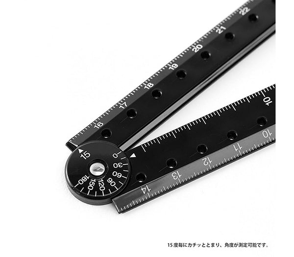 Midori Multi Ruler 30cm Black