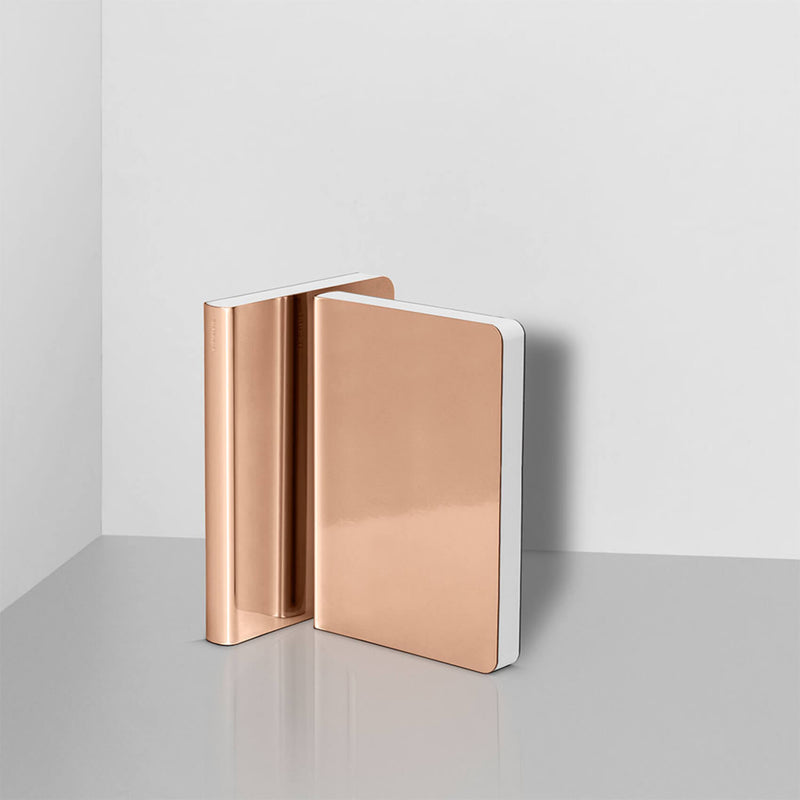 Nuuna Shiny Starlet High-Gloss Metallic Copper A6 Notebook