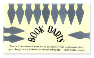 Book Darts Page Markers Set of 12